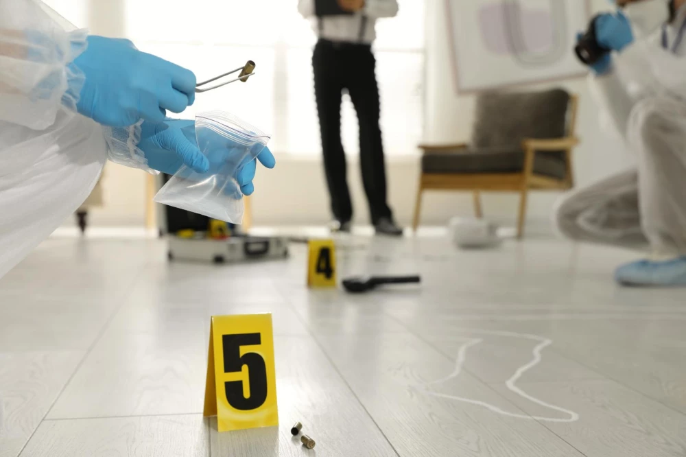 biohazard cleaning team performing unattended death cleanup UK