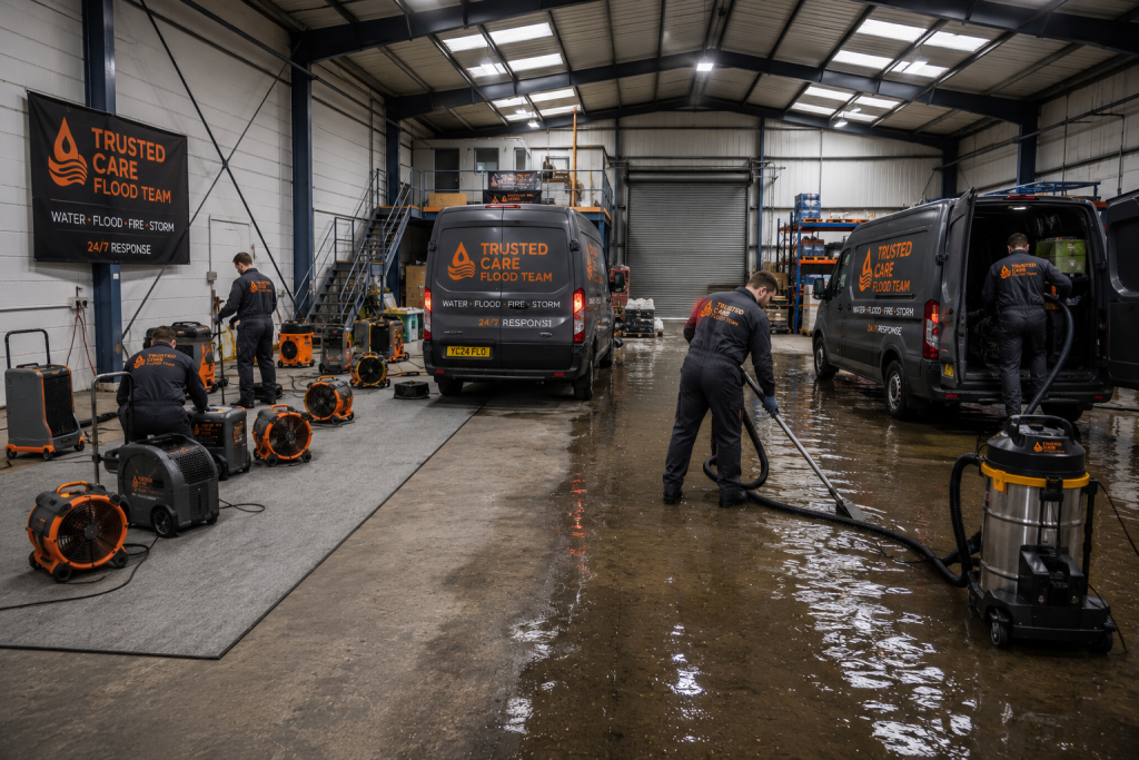 TrustedCare inhouse training Flood Services